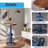 Dining Table Pine Round Solid Wood Top Metal Base Dining Table-86560740