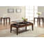 Table basse avec plateau relevable