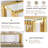 Clodoveo 47.24'' Glass Top Console Table-299762976-299762977