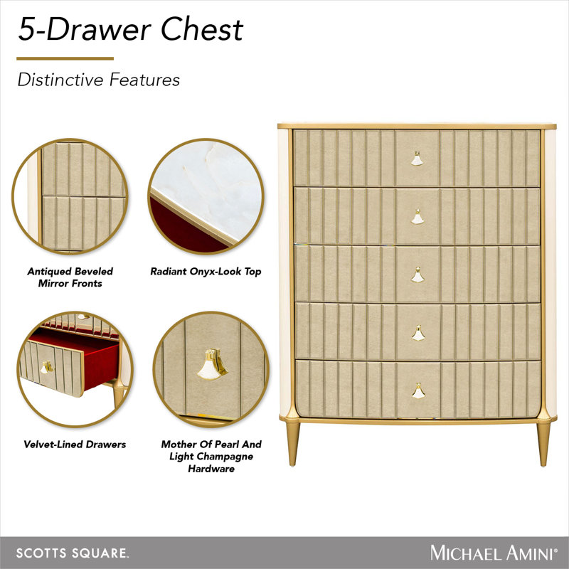 Scotts Square 5-Drawer Chest