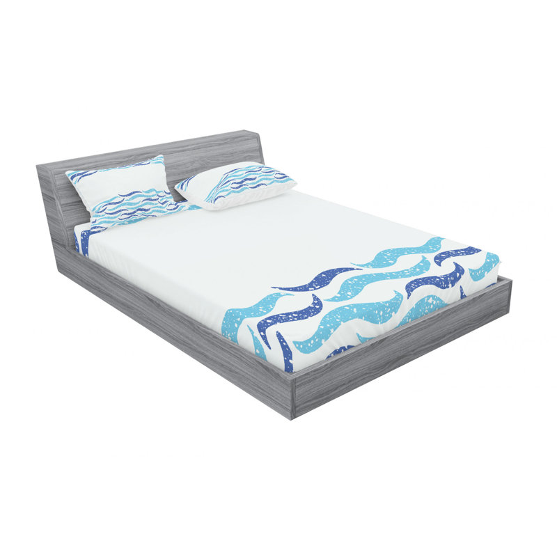 Microfiber Sheet Set, Queen Sheet Set with Fitted Sheet