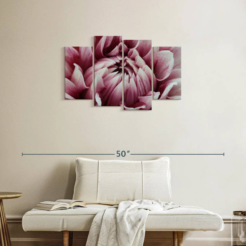 Pink Dahlia Fantasy, H 22 po x l 36 po