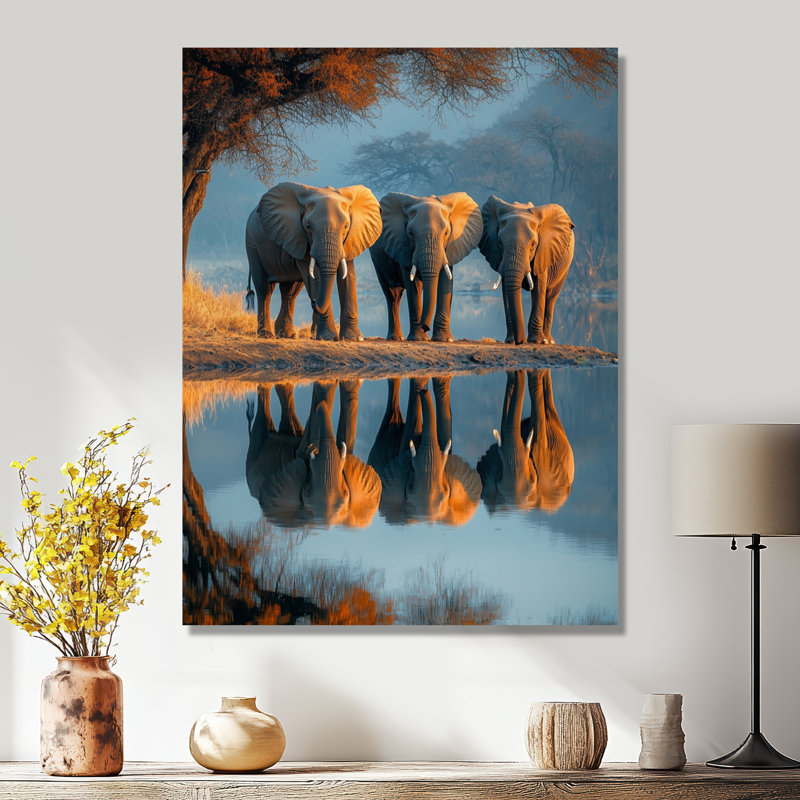 Hedon - animaux, art mural, Toile tendue, Ne s’applique pas, H 20 po x l 12 po