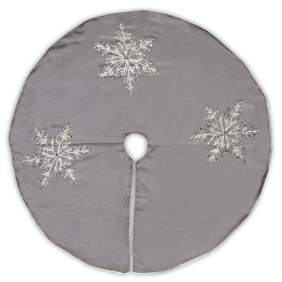 National Tree Company 42in. Snowflake Tree Skirt