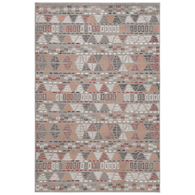 Janyi Performance Southwestern Rug, Round 6'7"