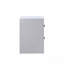 Table de chevet 2 tiroirs, finition blanche-1816754138
