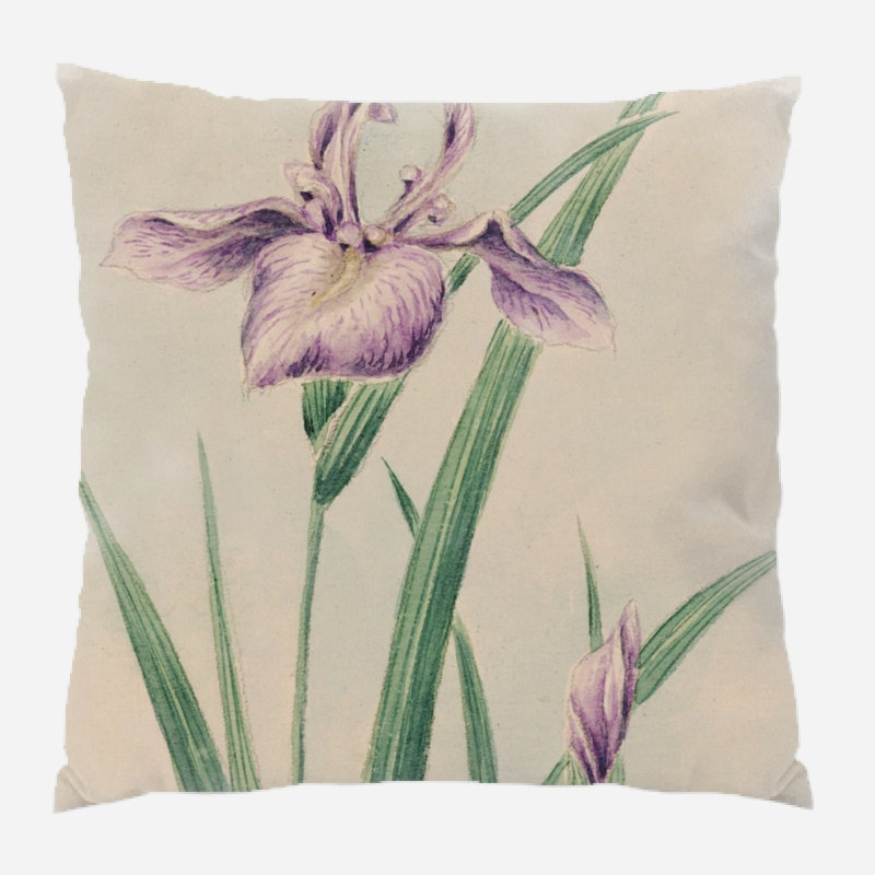 Coussin watercolour Ariton, Microsuède, Intérieur