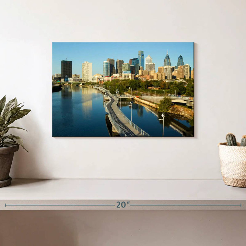 Ravi Schuylkill River Philadelphia, 8" H x 12" W