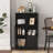 Cabinet with Glass Doors and drawe-1905207288