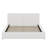 Queen Size Upholstered Grounded Bed With Velvet Fabric-102533747