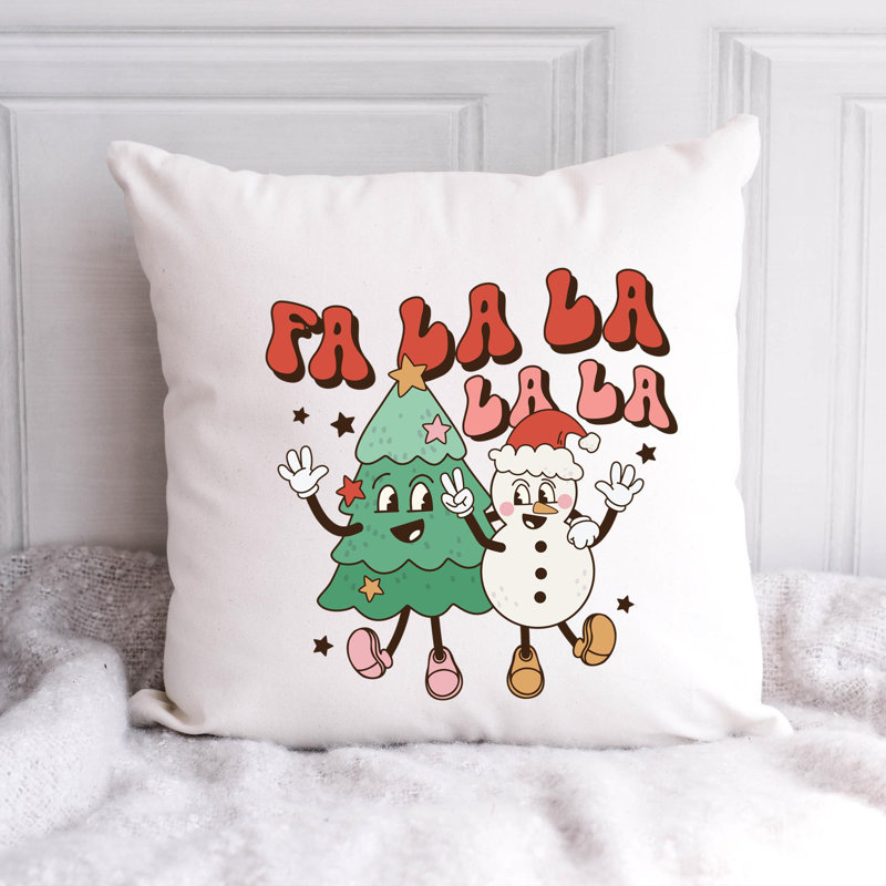 Christmas-2_8 Reversible Throw Pillow, 18" x 18"