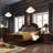Queen Bed, Brown Cherry-536790337