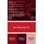 «Abstract Color Field 18», art mural sur toile rouge-1105725025