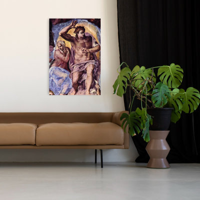 The Last Judgment , 1536-1541 Classic Vintage Architecture Wall Art Print