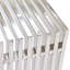 Console moderne en acier inoxydable Gridiron Modway