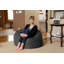 Fauteuil à billes - Fauteuil à billes rond rembourré en mousse à mémoire de forme avec housse amovible et lavable à la machine - Fauteuil à billes avec housse en microfibre douce - Plusieurs tailles et plusieurs tissus lavables à la machine-2145937779-2127524623