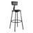 Backed Ergonomic Industrial Stool with Footrest-58829961-58829963