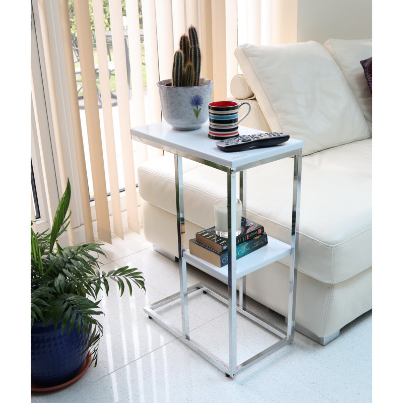 Aubriyana C Table End Table, White