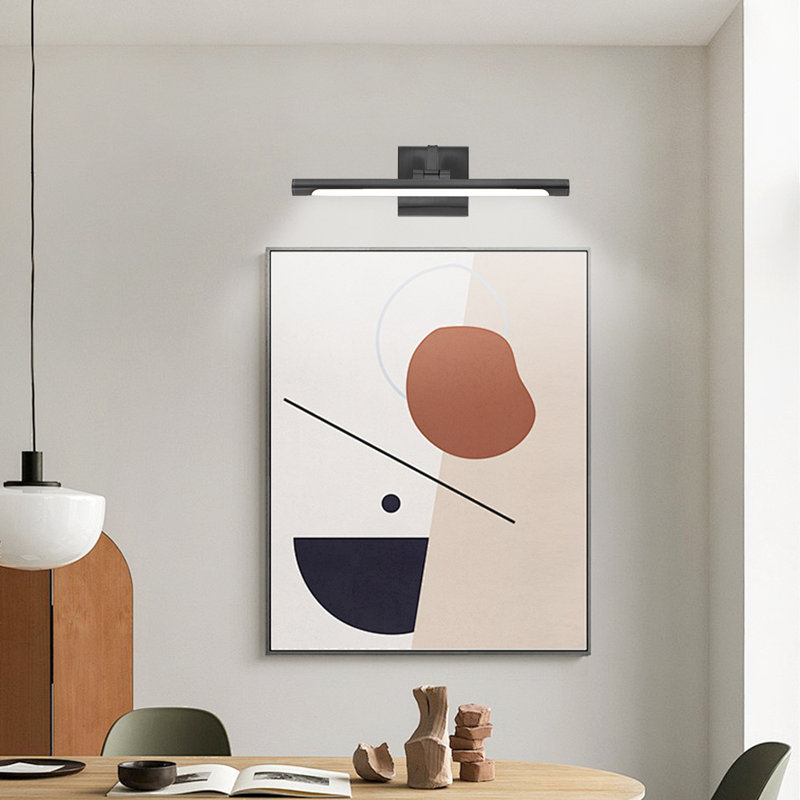 Lampe à DEL 1 lumière à intensité variable avec température de couleur réglable (3000K / 4000K / 5000K), Noir mat