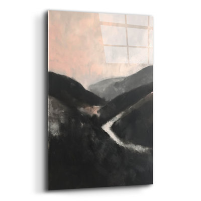 Art mural en verre «River of the Wild» par Svetlana Aleynikova, 12 po x 16 po