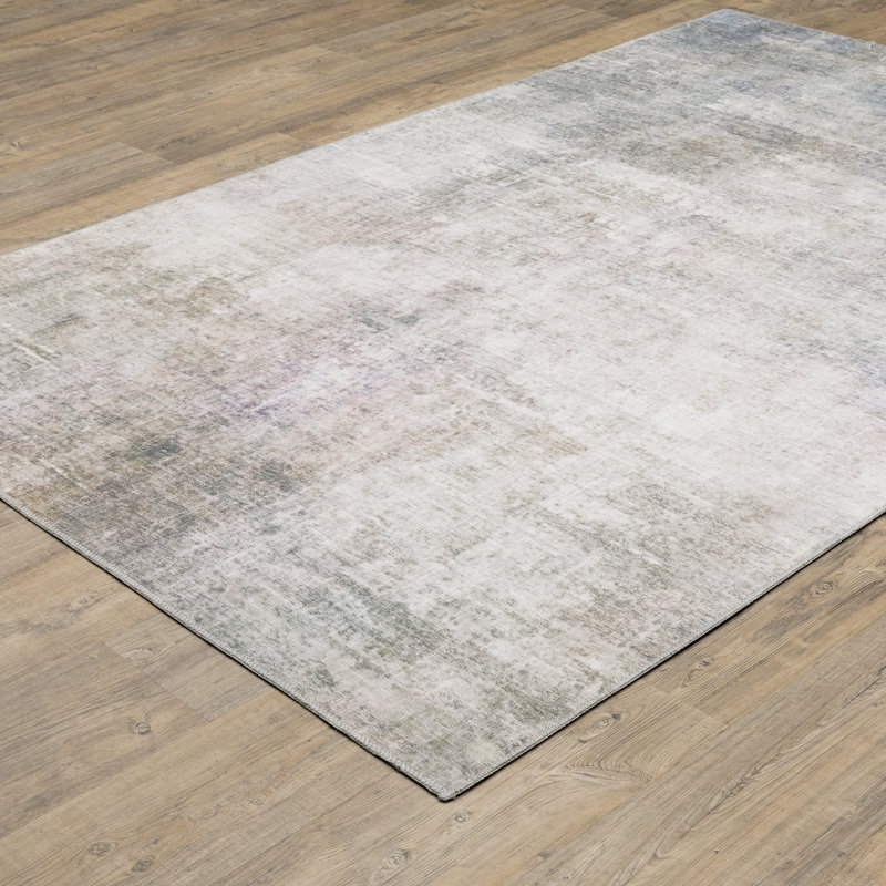 Addlie Abstract Indoor Rug, Rectangle 8'9" x 12'