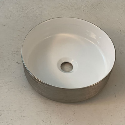 Metro Lane 310mm L x 310mm W Natural Ceramic Circular Sink