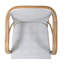 Fauteuil en rotin de 18,75 po de hauteur Portofino, blanc et gris-1198535845