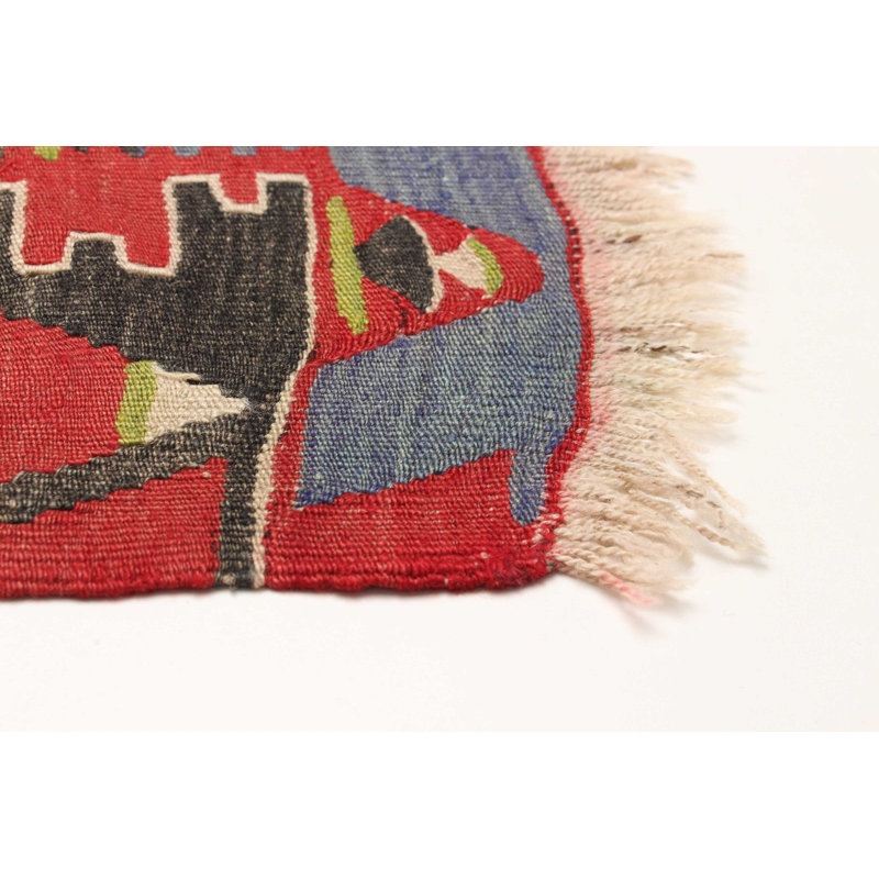 Kilim rouge Sivas 4 pi 7 po x 9 pi 2 po