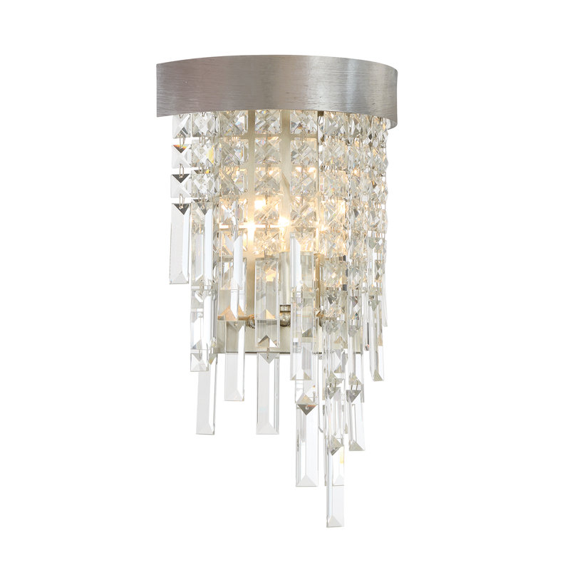 Michiharu 2 Light Antique Silver Sconce