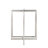 Wadley Glass Top Metal Base Dining Table-357195875-357195873