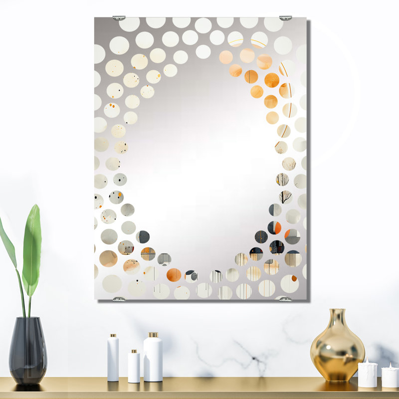 Mancillas - Miroirs muraux décoratifs Paysages abstraits, 32 po x 24 po