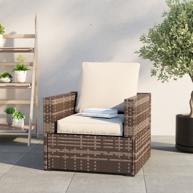 Outdoor 5'' Deep Seat/Back Cushion, Beige