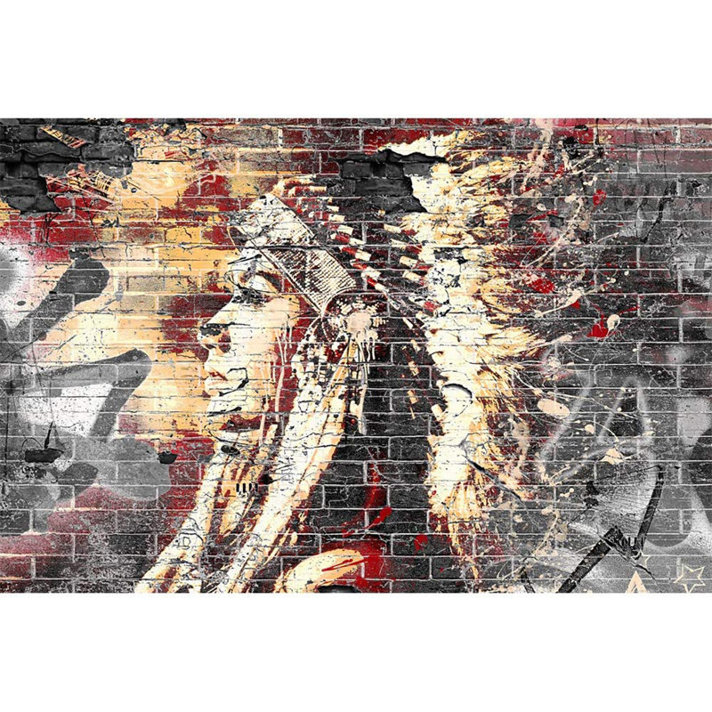 Murale graffiti à peindre, L 8,33 pi x L 12 pi