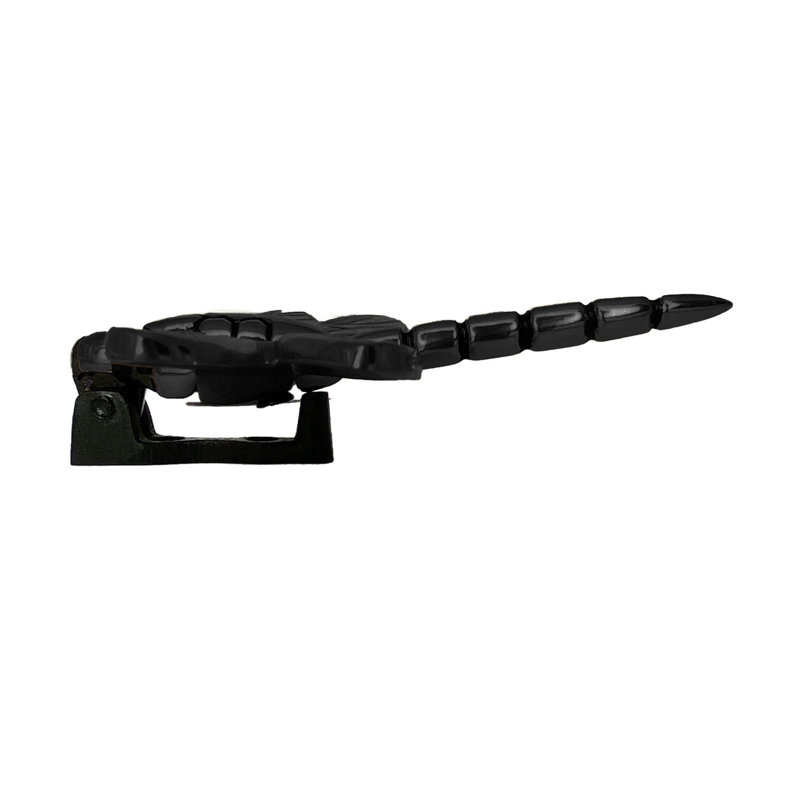Dragonfly in Flight Door Knocker, Matte Black, 6" H x 8.25" W x 1.75" D