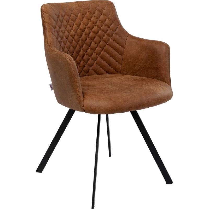 Coco Upholstered Dining Chair, Brown