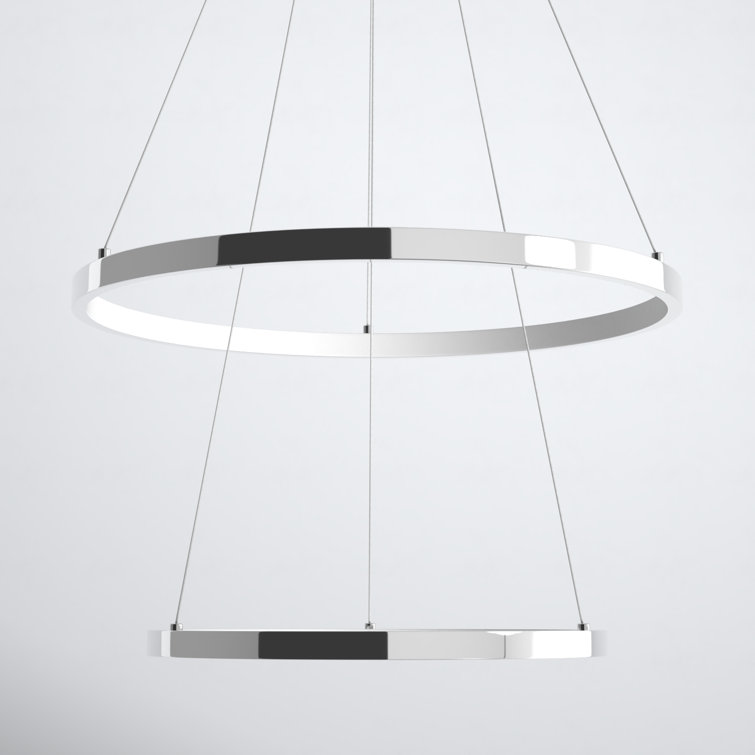 Saleigh 2 - Light Unique / Statement Geometric LED Chandelier