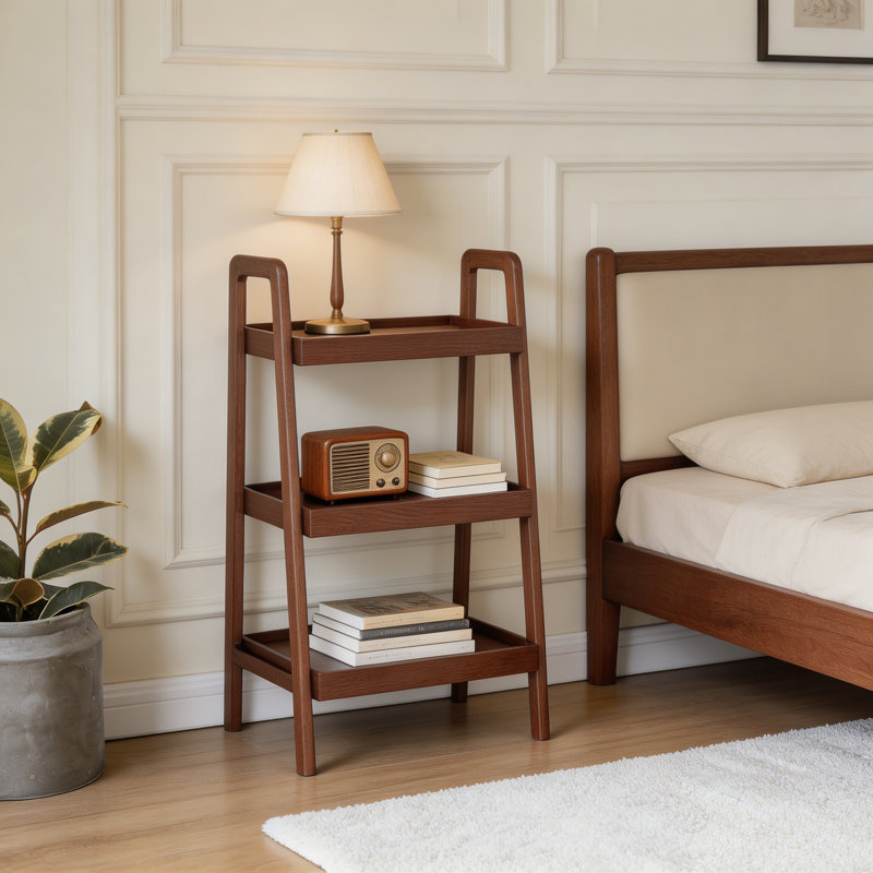 Banc de rangement en chêne, étagère à chaussures en bois de hêtre à 3 niveaux pour le vestibule, rangement de qualité supérieure pour la salle de bain, le salon, la chambre à coucher, le couloir, le patio