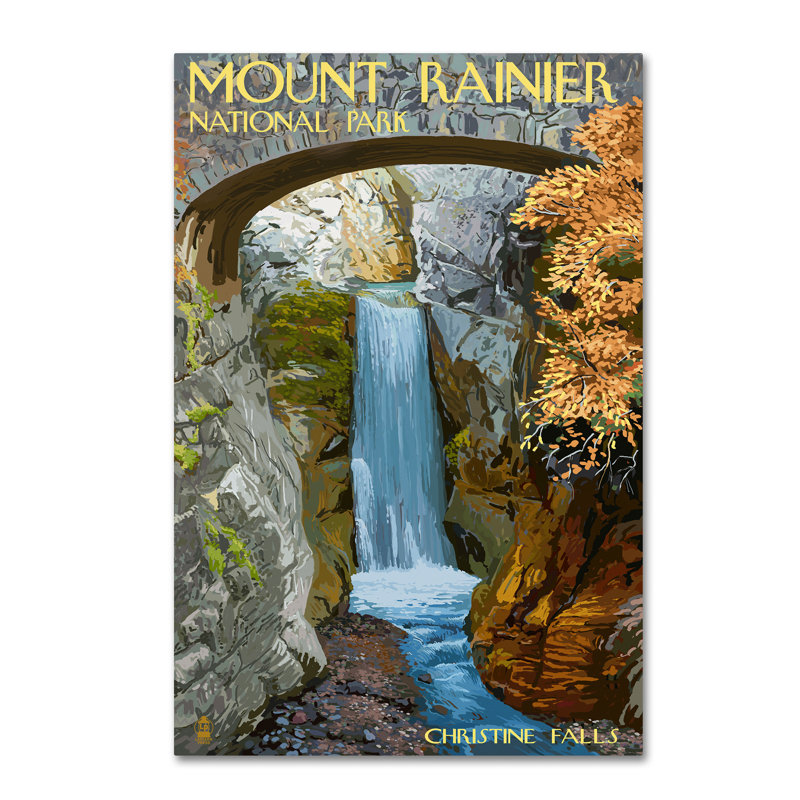 Publicité rétro sur toile Kadey «Travel Poster 108», H 32 po x l 22 po x P 2 po