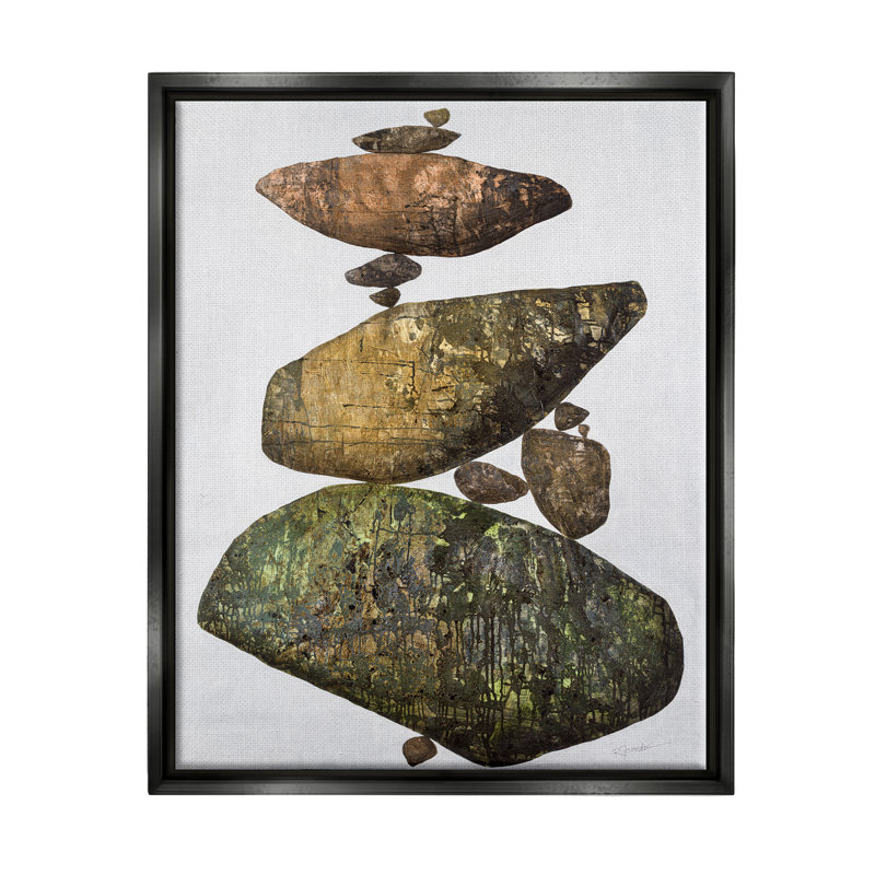 Art mural moderne sur toile Stupell Industries par Ruth Fromstein, Giclée encadrée noir minuit, H 14 po x l 11 po x P 1,5 po