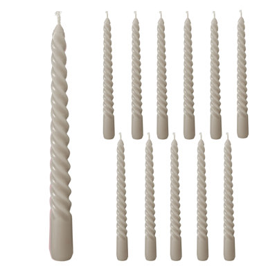 Spiral Twist Taper Candles