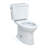 TOTO® Drake® Two-Piece Elongated 1.6 GPF TORNADO FLUSH® Toilet with CEFIONTECT®, Cotton White-61221281