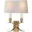 Chapman & Myers Cross Bouillotte Small Sconce-51179989-89440618