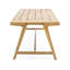 Ensemble de table de pique-nique d'extérieur 3 pièces, salle à manger de patio contemporaine en bois d'acacia avec bancs - toutes saisons et compacte pour balcon, terrasse, camping