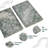 12x8 Inch Cyan Green Pure Natural Marble Tray - Bathroom Vanity/Kitchen Counter, Non-Ceramic/Non-Resin