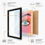 Bold Eye Study Pop Art - Framed Print-562438933-562438934