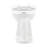 Sirene Floor-Mounted Comfort Height Commercial Elongated Top Flush Spud Flushometer Toilet Bowl