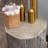 Javeah Tree Stump Stool, Decorative Side Table With Round Tabletop, Concrete End Table With Wood Grain Finish, For Indoors And Outdoors-43170866