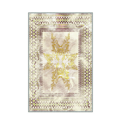 Elegant Hall Carpet, 31.5 x 78.7 inches | 100% Polyester, 0.4 inch Pile Height | Antibacterial, Non-Slip PVC Felt Dot Underside | Machine Washable, Durable Woven Design | Perfect for Entryways & Living Spaces