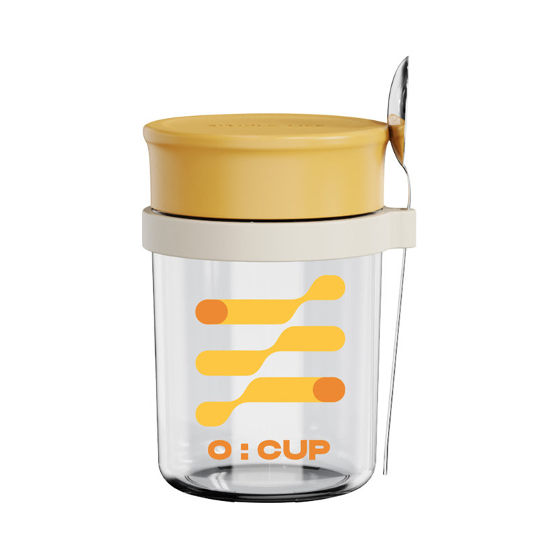 Pot à déjeuner et tasse à café avec cuillère à couvercle, B