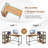 Brookbay L-Shaped Metal Base Computer Desk-99470917